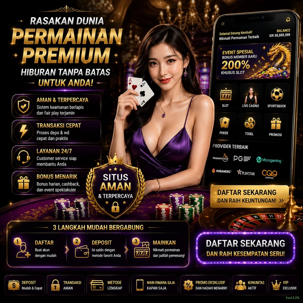Cuplikan layar menu unduhan hot128 untuk perangkat Android